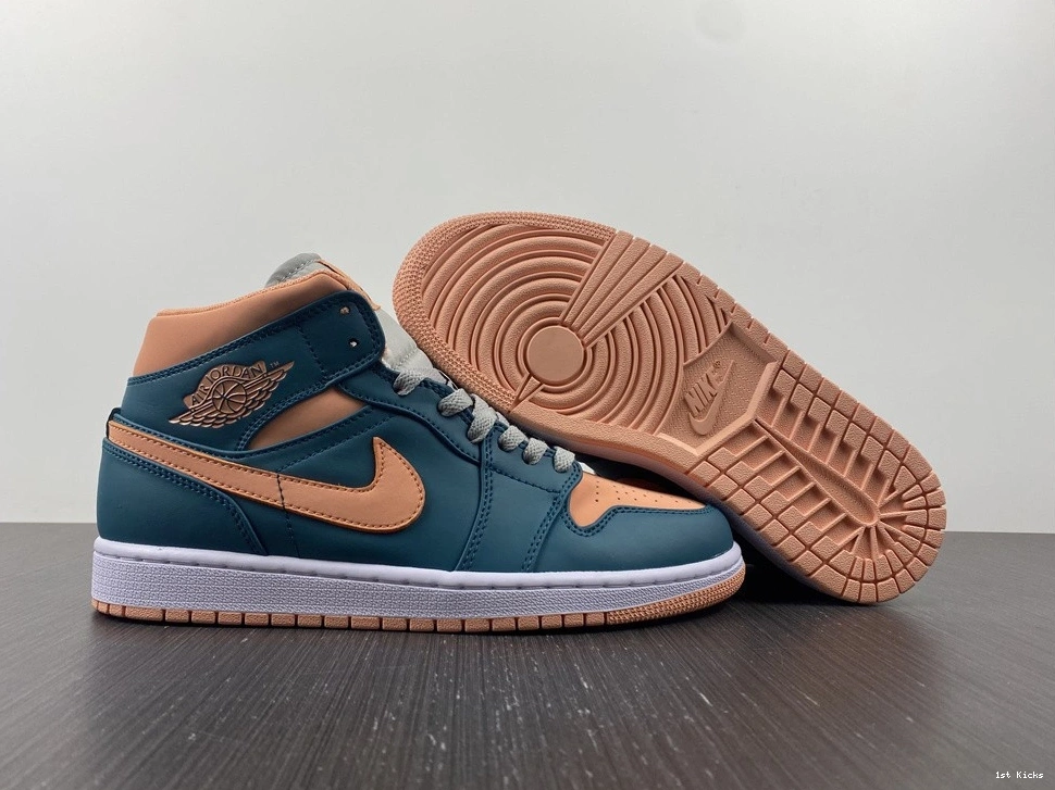 1 Jordan Green Mid - BQ6472-308 (W) Teal Dark 0429